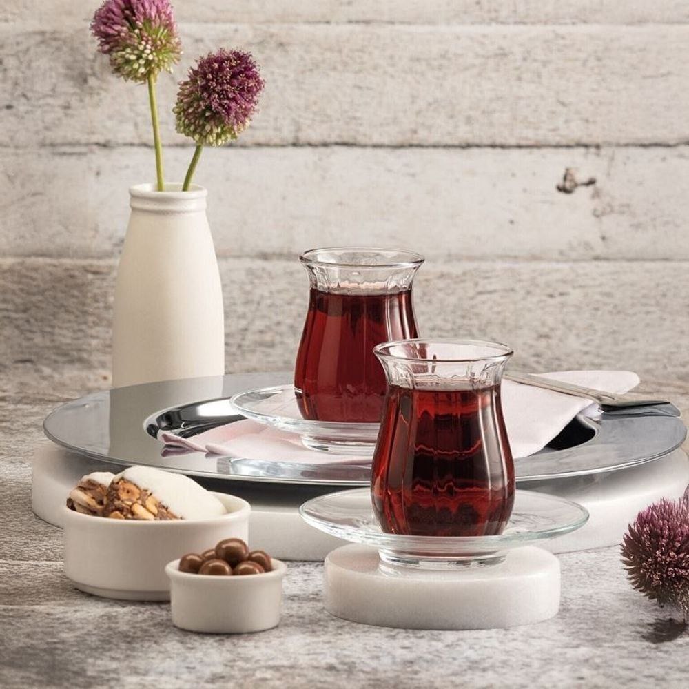 استکان نعلبکی لینکا